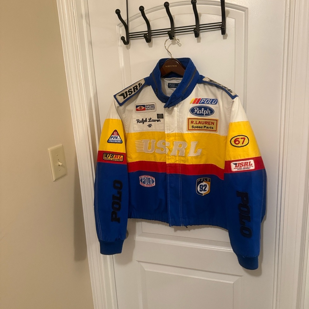 Polo Ralph Lauren Racing Patchwork Jacket - Picture 2 of 5